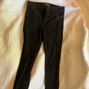 Black Harper Low Rise Abercrombie and Fitch Jeans
